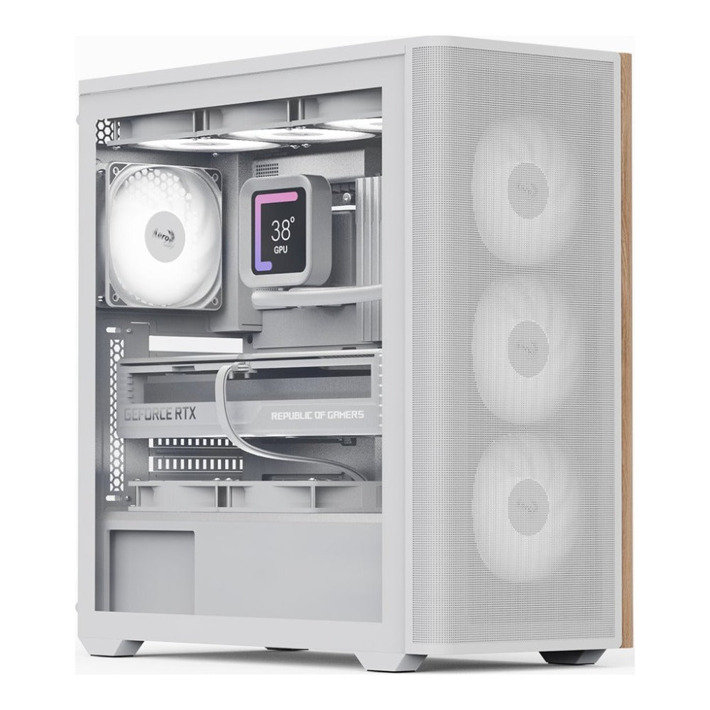 Aerocool - D501A-G-WT-v2 - PC-Gehäuse