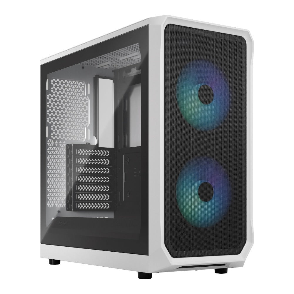 Fractal Design - Focus 2 RGB White TG Clear Tint - PC-Gehäuse