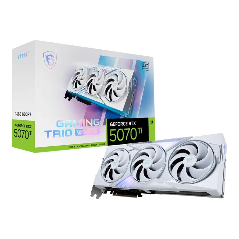 MSI - GeForce RTX 5070 Ti GAMING TRIO OC WHITE - Grafikkarte