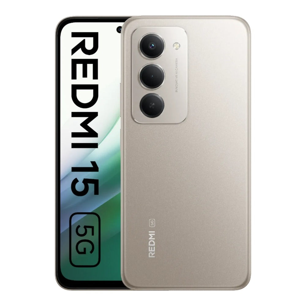 Xiaomi Redmi 15 Titan Gray HyperOS - 256 GB - Mobiltelefon