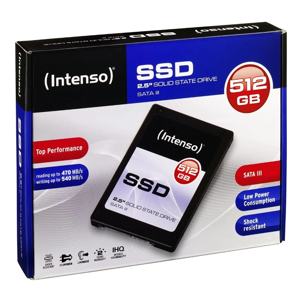 Intenso Top - 512 GB - 2.5" - 550 MB/s - 6 Gbit/s - SSD