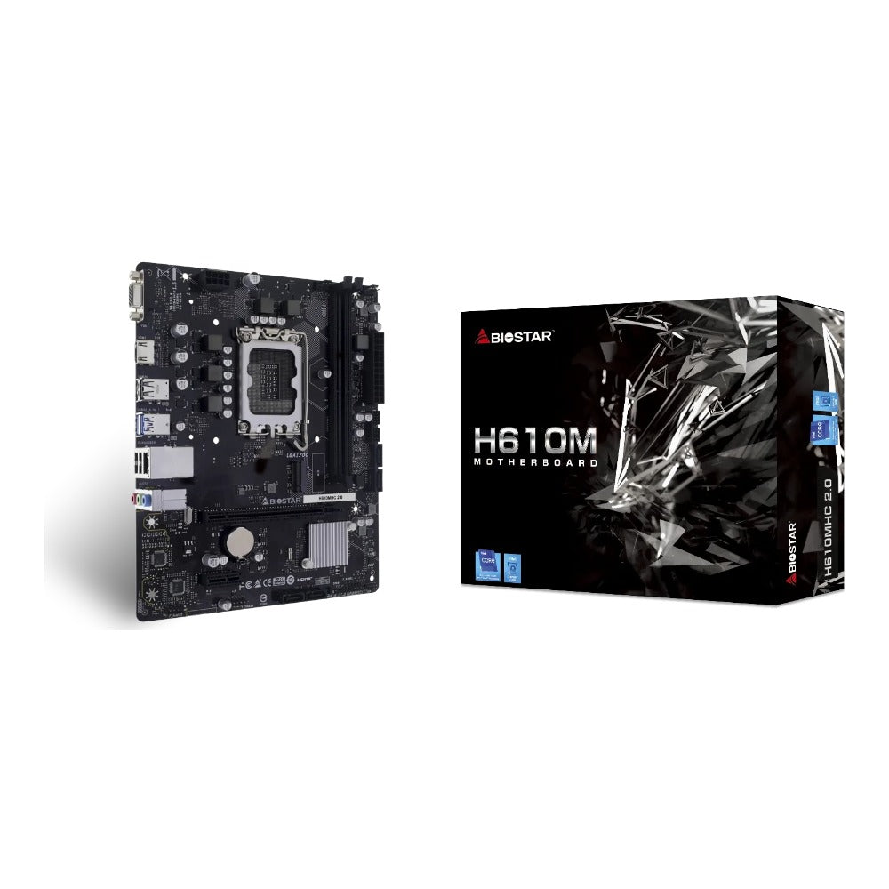 Biostar - H610MHC 2.0 - Mainboard