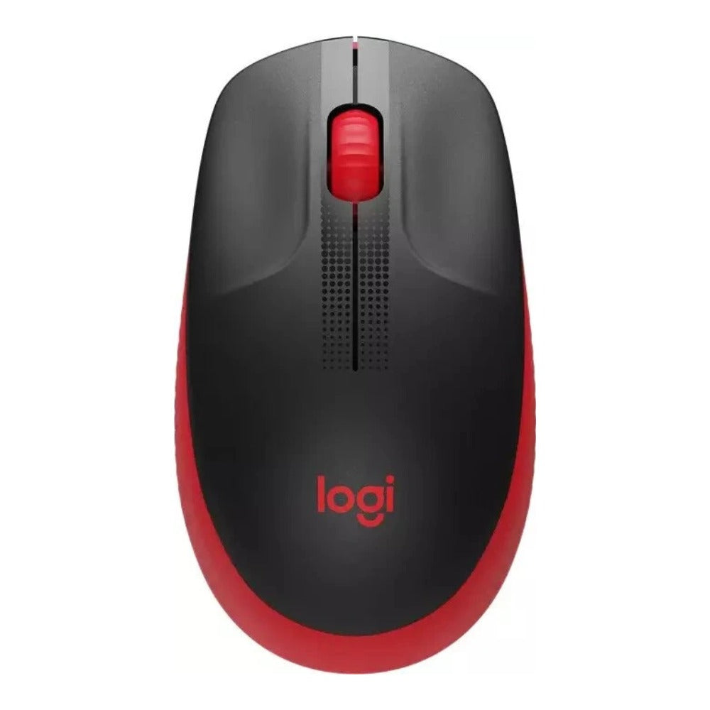 Logitech M190 - Beidhändig - Optisch - RF Wireless - 1000 DPI - Rot - Maus