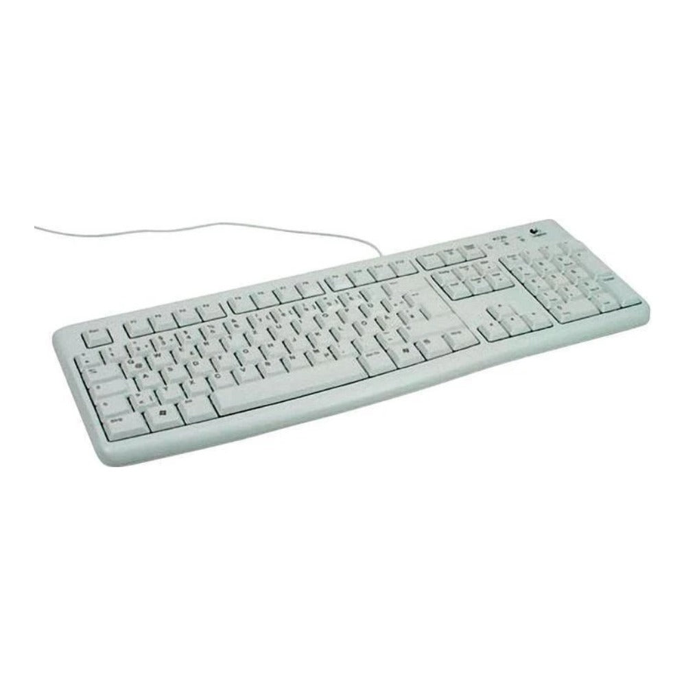 Logitech Keyboard K120 for Business - Volle Größe (100%) - Kabelgebunden - USB - QWERTZ - Weiß - Tastatur