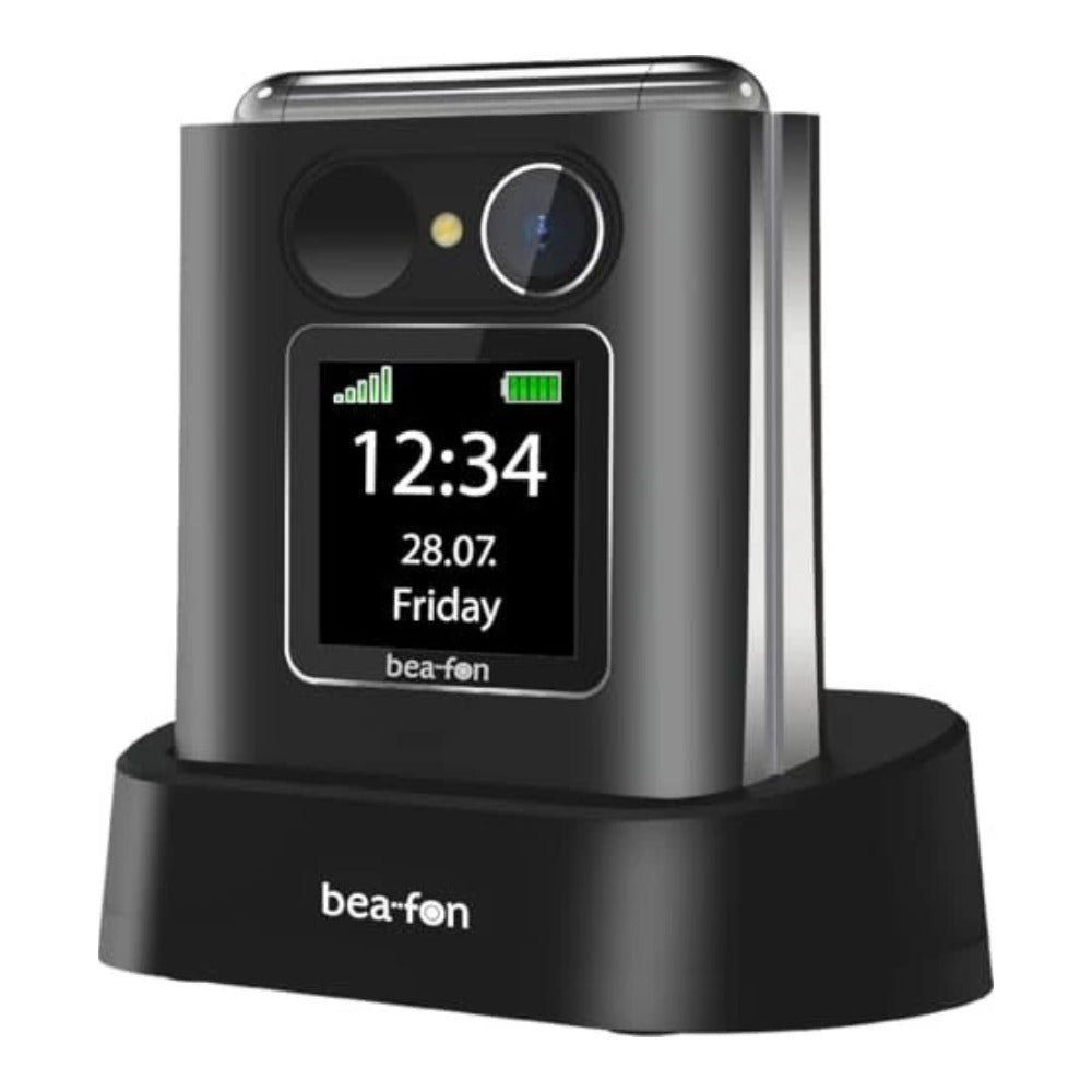 Bea - fon Fold 10 schwarz Fold10_EU001B - 1.000 mAh - 5,59 cm - Mobiltelefon