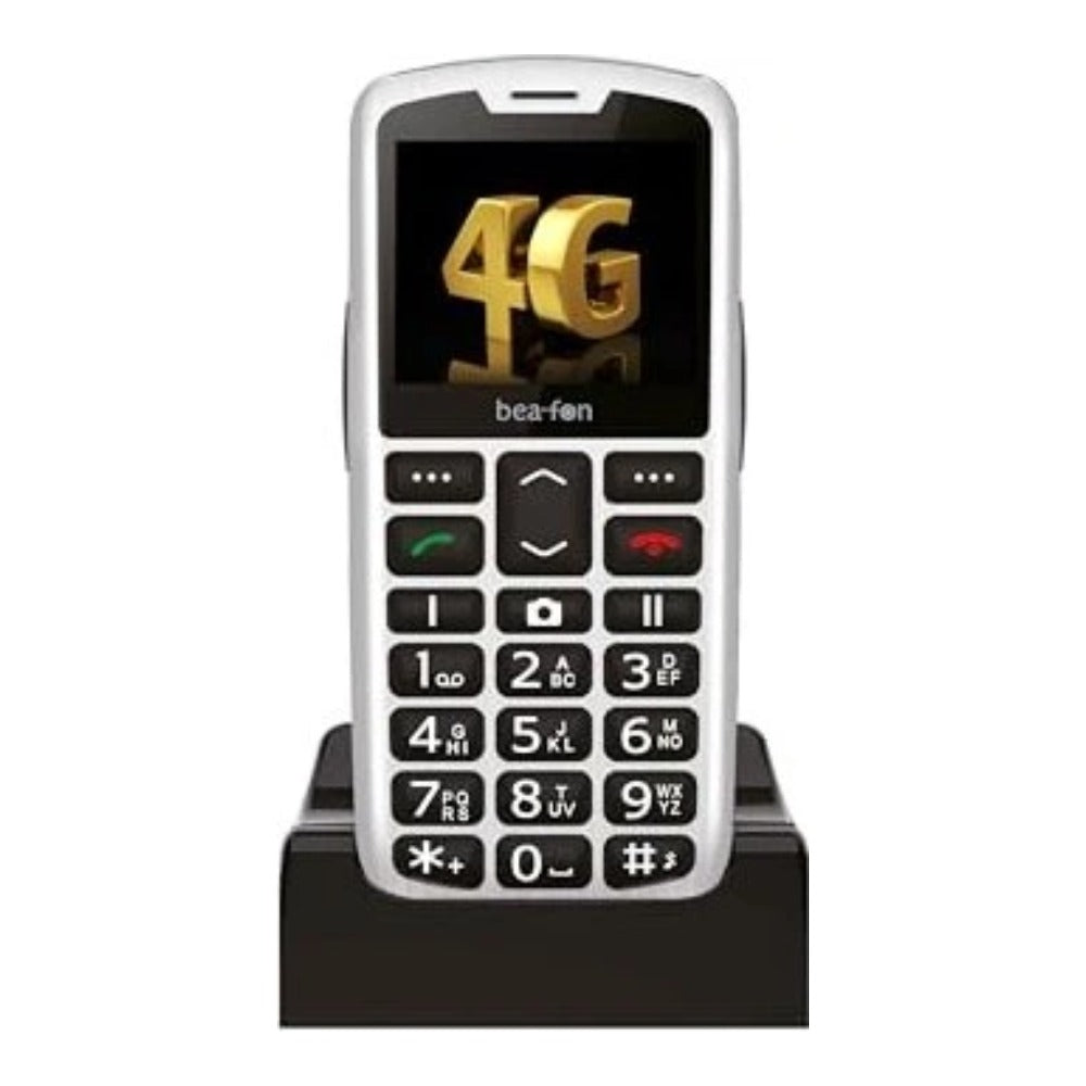 Bea - fon SL260 LTE silber - schwarz - 5,6 cm - Mobiltelefon