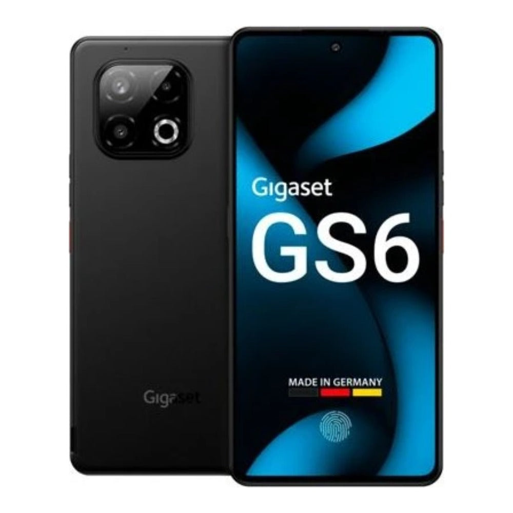 Gigaset GS6 - 16,9 cm (6.67") - 8 GB - 128 GB - 64 MP - Android 15 - Schwarz - Mobiltelefon