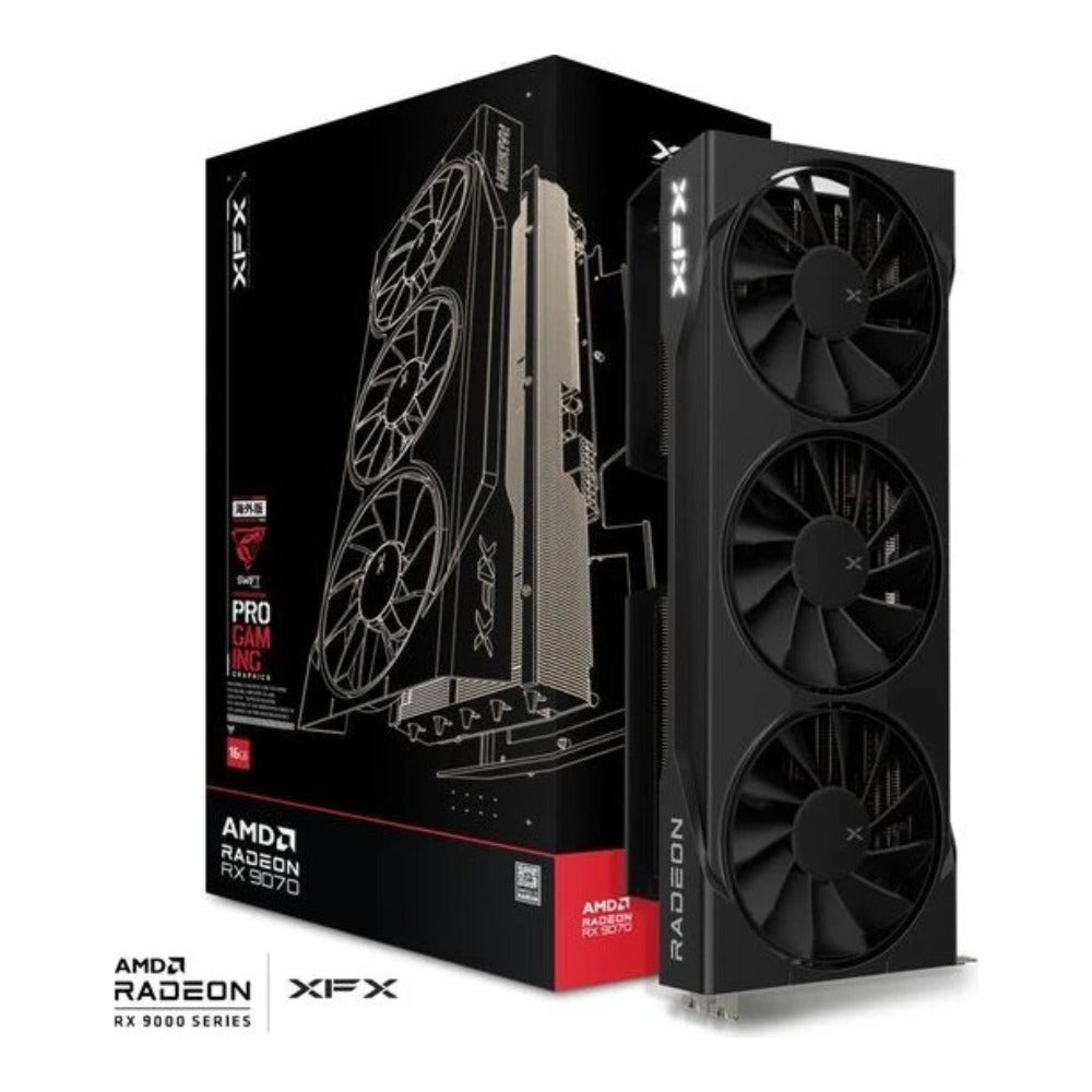 XFX Swift Radeon Rx 9070 Oc - Gaming Edition - n - PCI - Express - Grafikkarte
