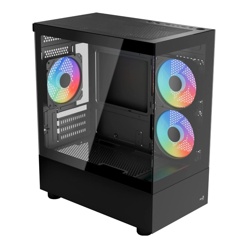 AEROCOOL ADVANCED TECHNOLOGIES Geh Viewport Mini - G - BK - v4 Micro/MiniITX ARGB black - Gehäuse