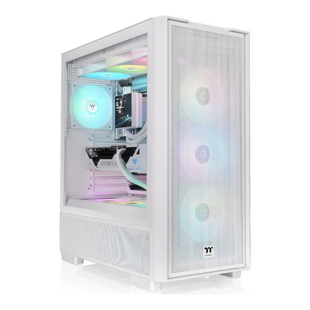 Thermaltake S380 TG ARGB weiss Tempered Glass - Midi/Minitower - ATX - Gehäuse