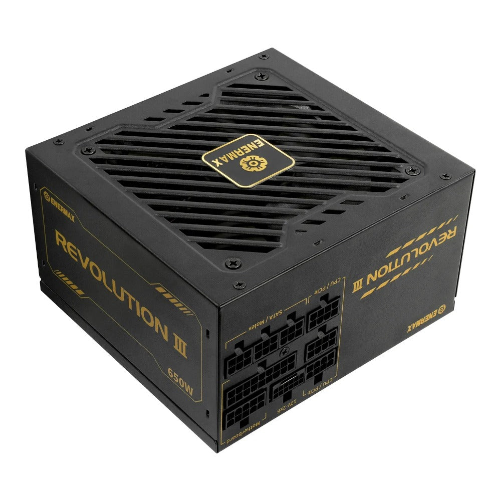 Enermax Power Supply Revolution3 80+ Gold Black FULLMOD - ATX - Netzteil