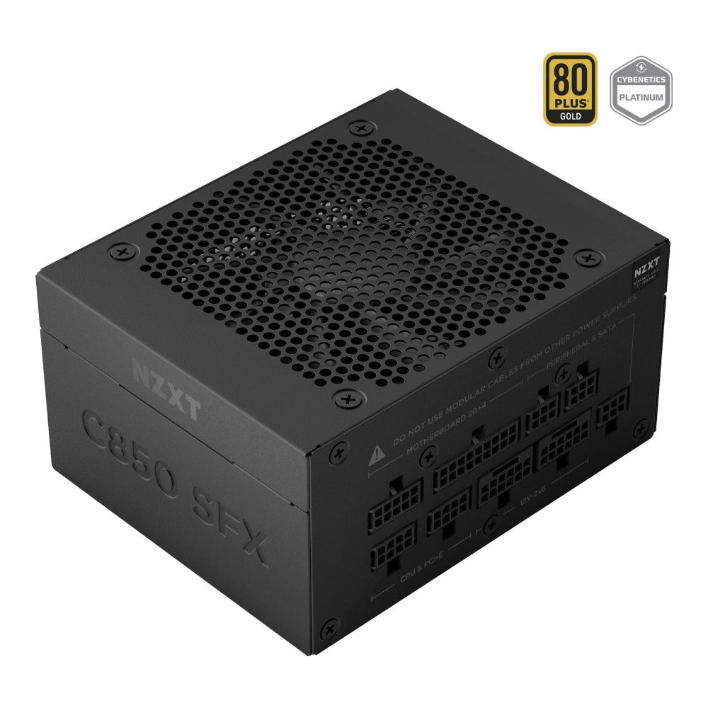 NZXT C850 SFX Black schwarz 1x 12 - Pin High Power GPU 3x PCIe Kabelmanangement 850 - SFX - Netzteil