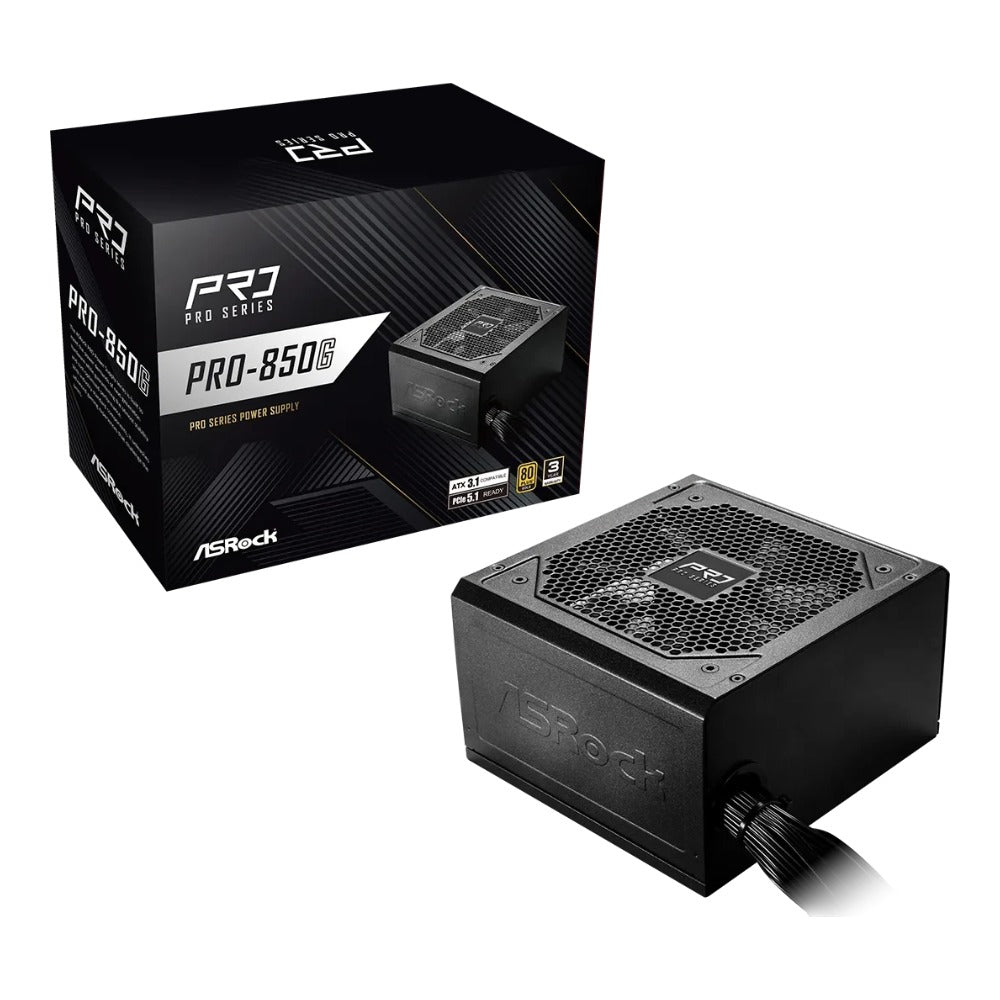 ASRock Pro Series Pro - 850G ATX 80+ Gold black - ATX - Netzteil