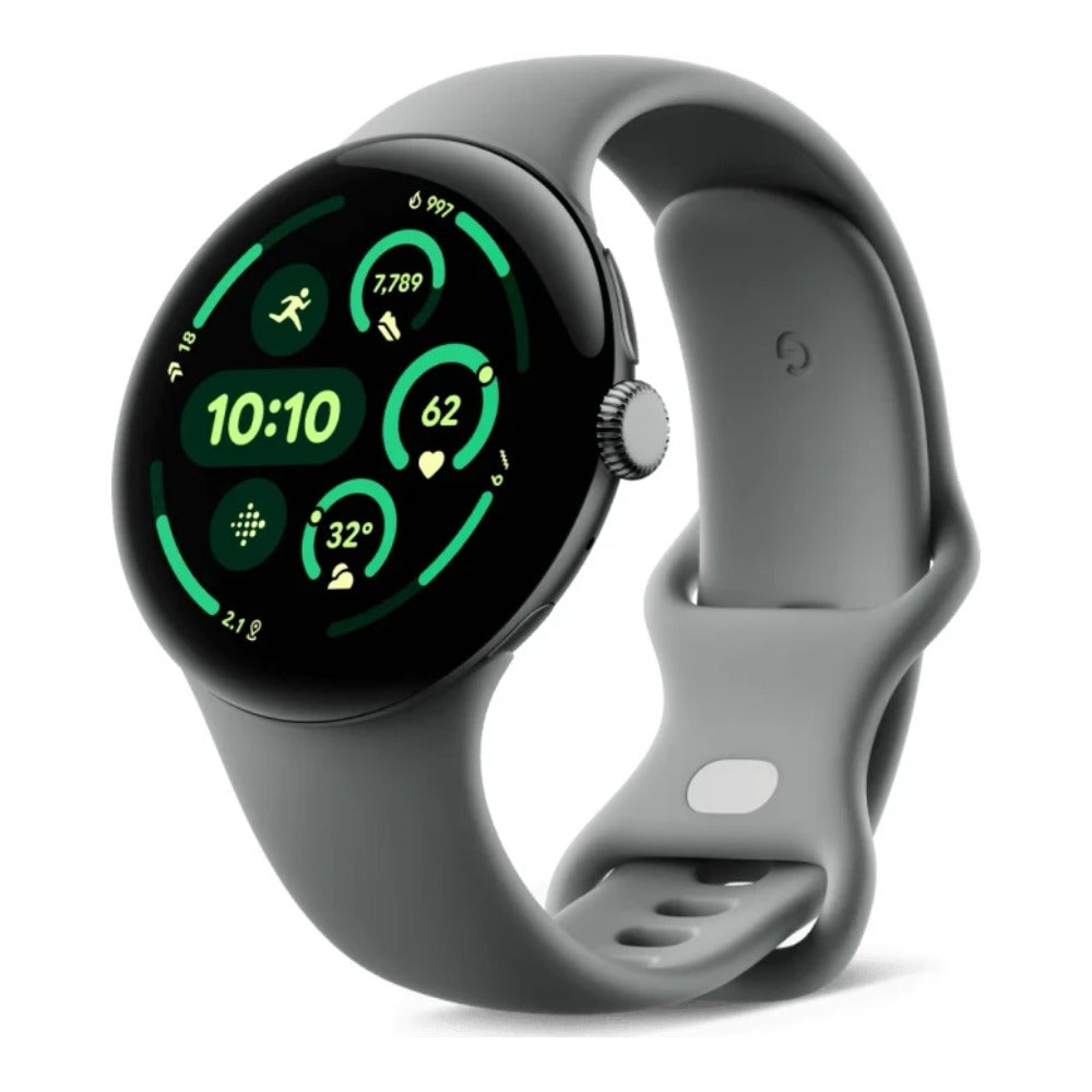 Google Pixel Watch 3 - Aluminium mattschwarz - Smartwatch