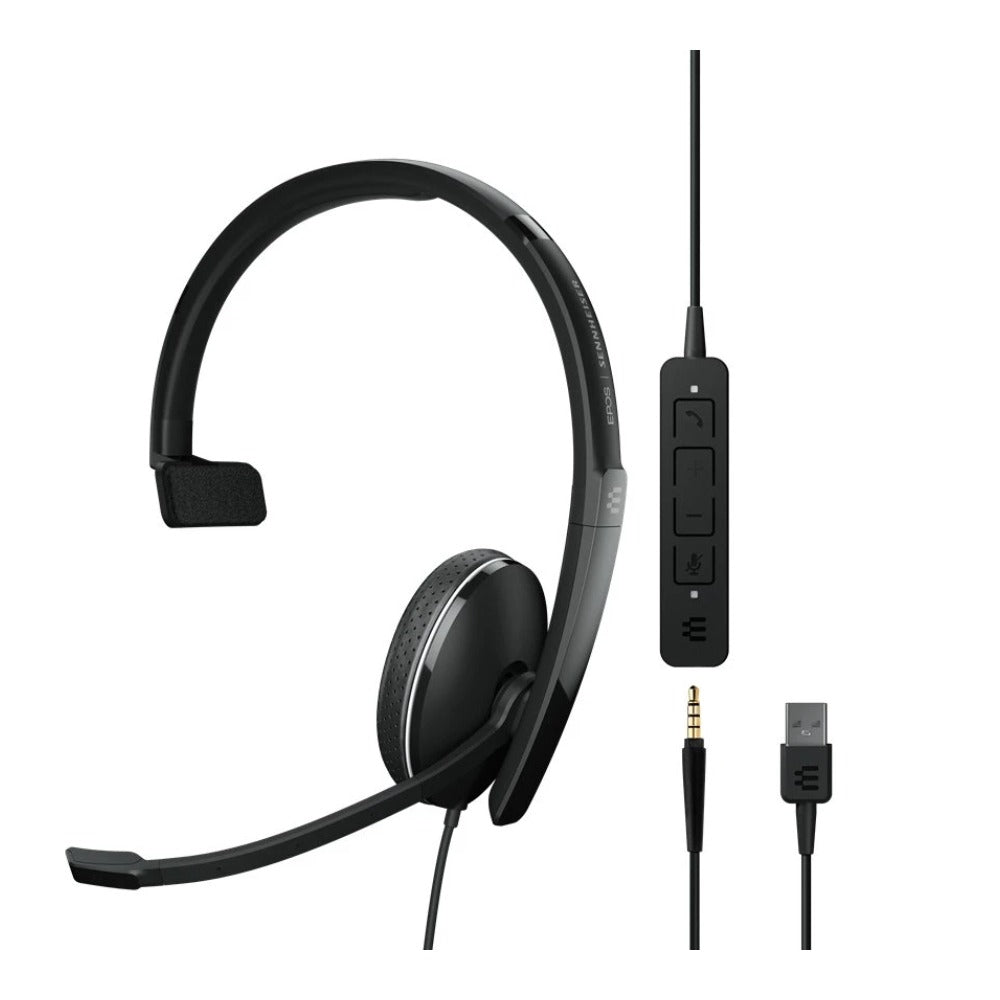 EPOS ADAPT 135 USB II - Kabelgebunden - Büro/Callcenter - 20 - 20000 Hz - 107 g - Kopfhörer - Schwarz - Headset