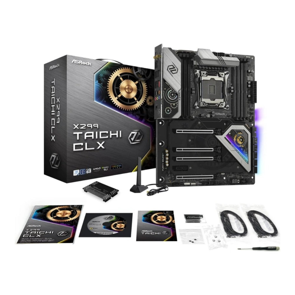 ASRock X299 Taichi CLX - Intel - LGA 2066 (Socket R4) - Intel® Core™ X - Serie - DDR4 - SDRAM - 256 GB - DIMM - Mainboard