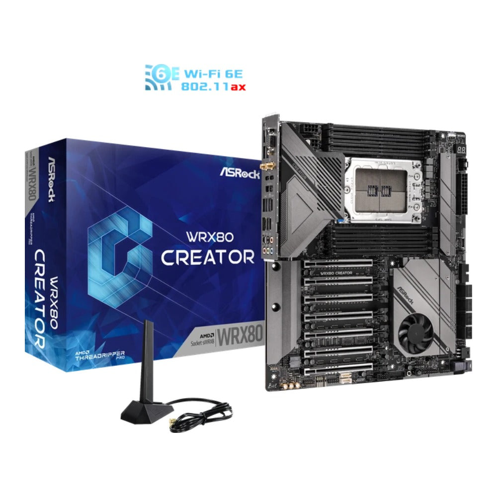 ASRock WRX80 Creator WRX8 R2.0 Socket - AMD WRX80 - Mainboard
