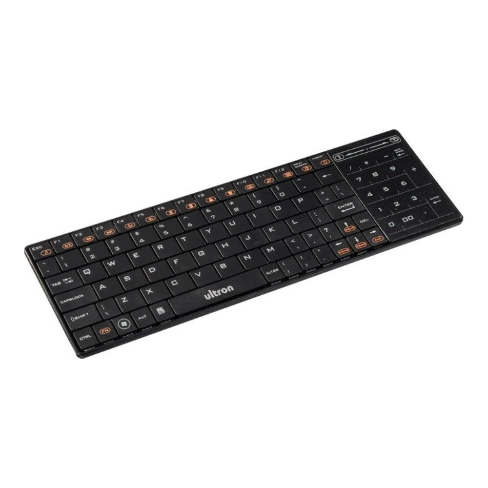 Ultron UMT - BT - Volle Größe (100%) - Kabellos - Bluetooth - QWERTZ - Schwarz - Tastatur