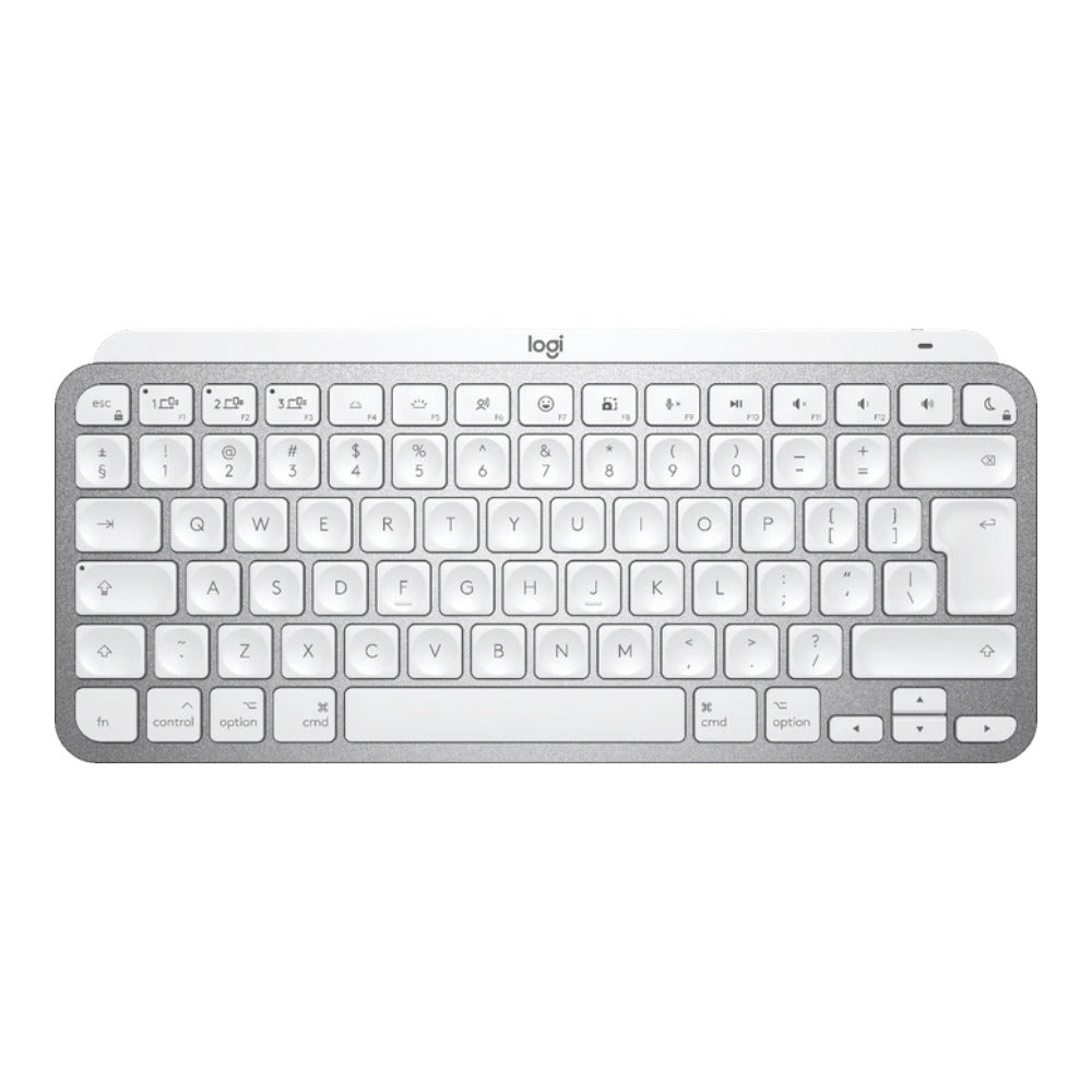 Logitech Master MX Keys Mini for Mac - Mini - Kabellos - Bluetooth - QWERTY - LED - Grau - Tastatur