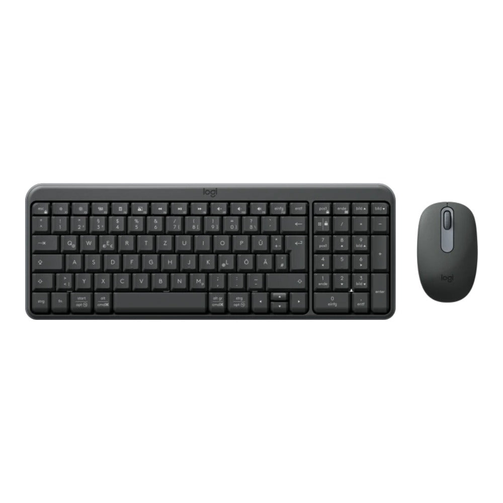Logitech MK250 Graphite - DEU - CENTRAL - 419 - 1.000 dpi - Tastatur