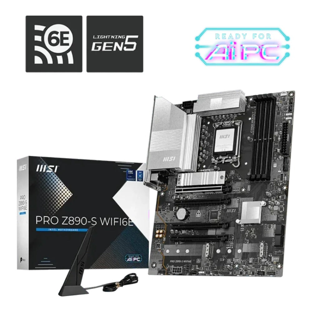 MSI Pro Z890 - S WiFi6E Z890 S1851 ATX DDR5 - ATX - DDR5 - Mainboard