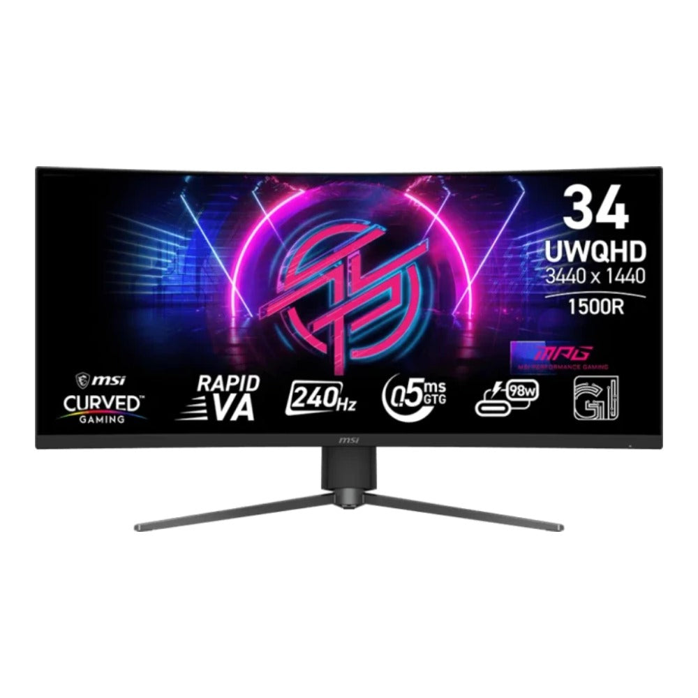 MSI MPG 346CQRFDE X24 - LED - Gaming - gebogen - 34" - 86,4 cm - Monitor