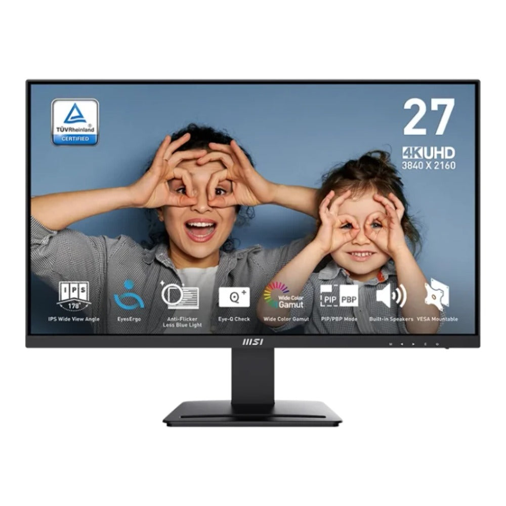 MSI Pro MP273UDE 27 Zoll 4K (UHD) IPS LED 16:9 60 Hz Office Monitor - • Energieeffizienzklasse: F• 68.6 cm (27 Zoll) - Monitor