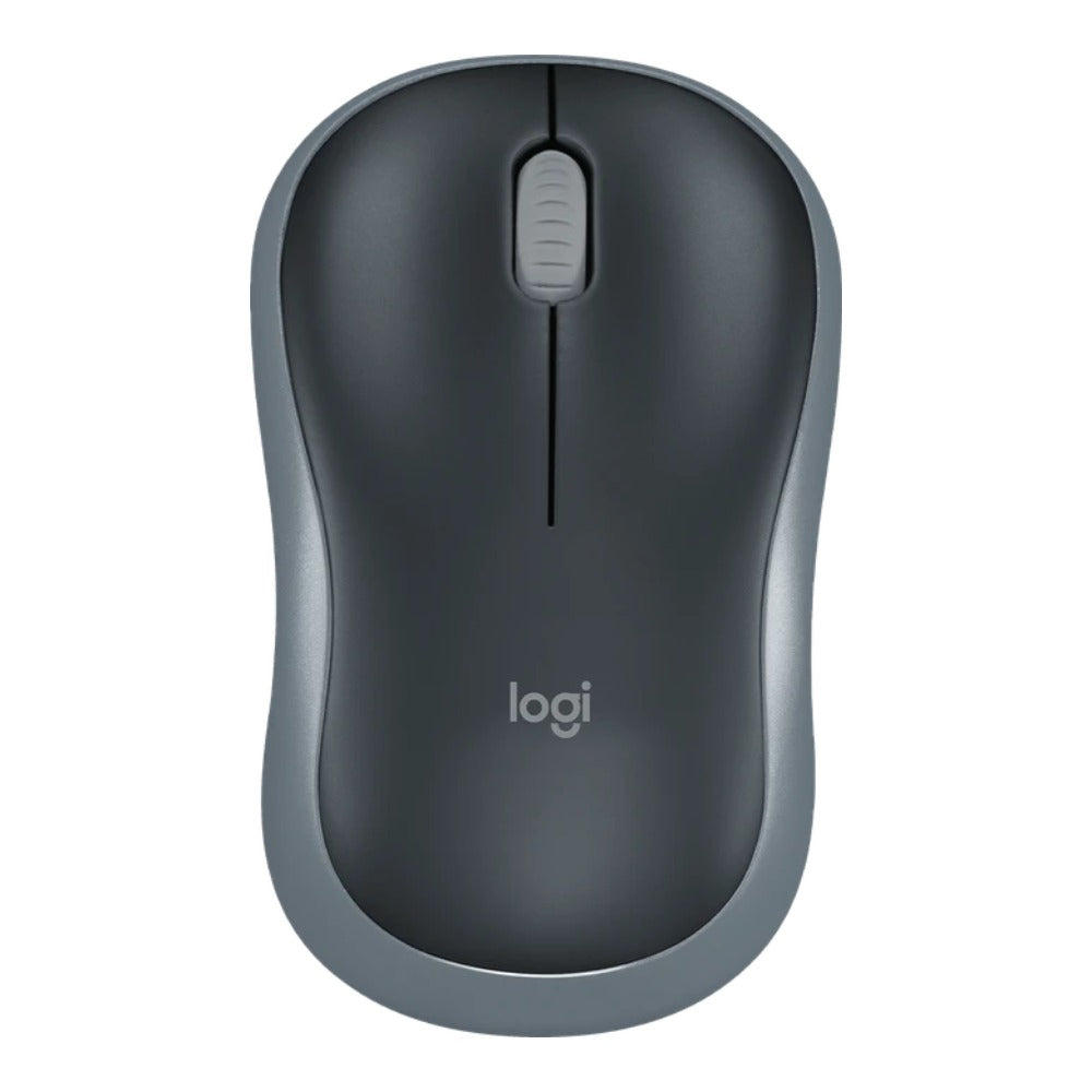 Logitech M185 - Beidhändig - Optisch - RF Wireless - 1000 DPI - Grau - Maus