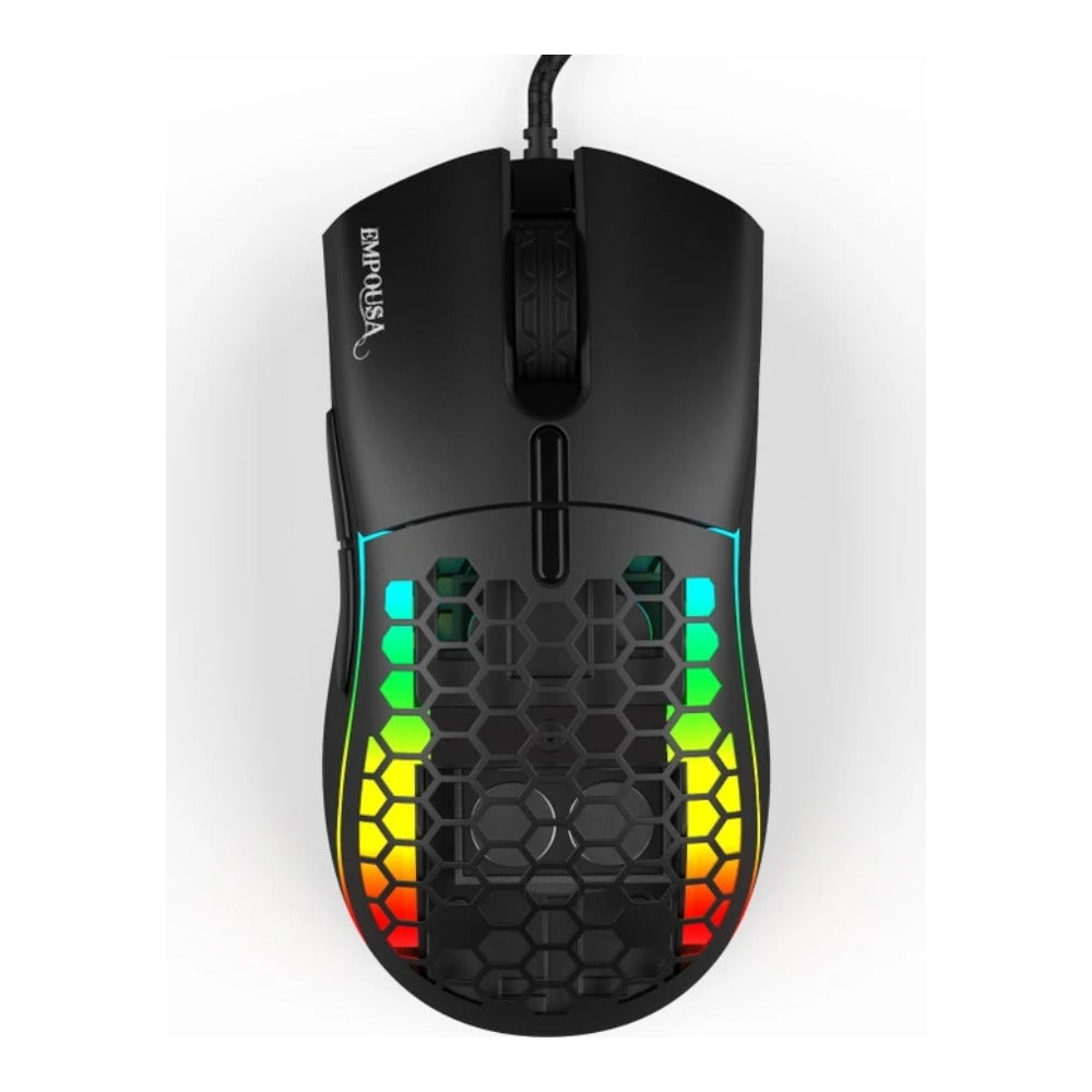 INCA IMG - GT20 - Beidhändig - Optisch - USB Typ - A - 10000 DPI - Schwarz - Maus