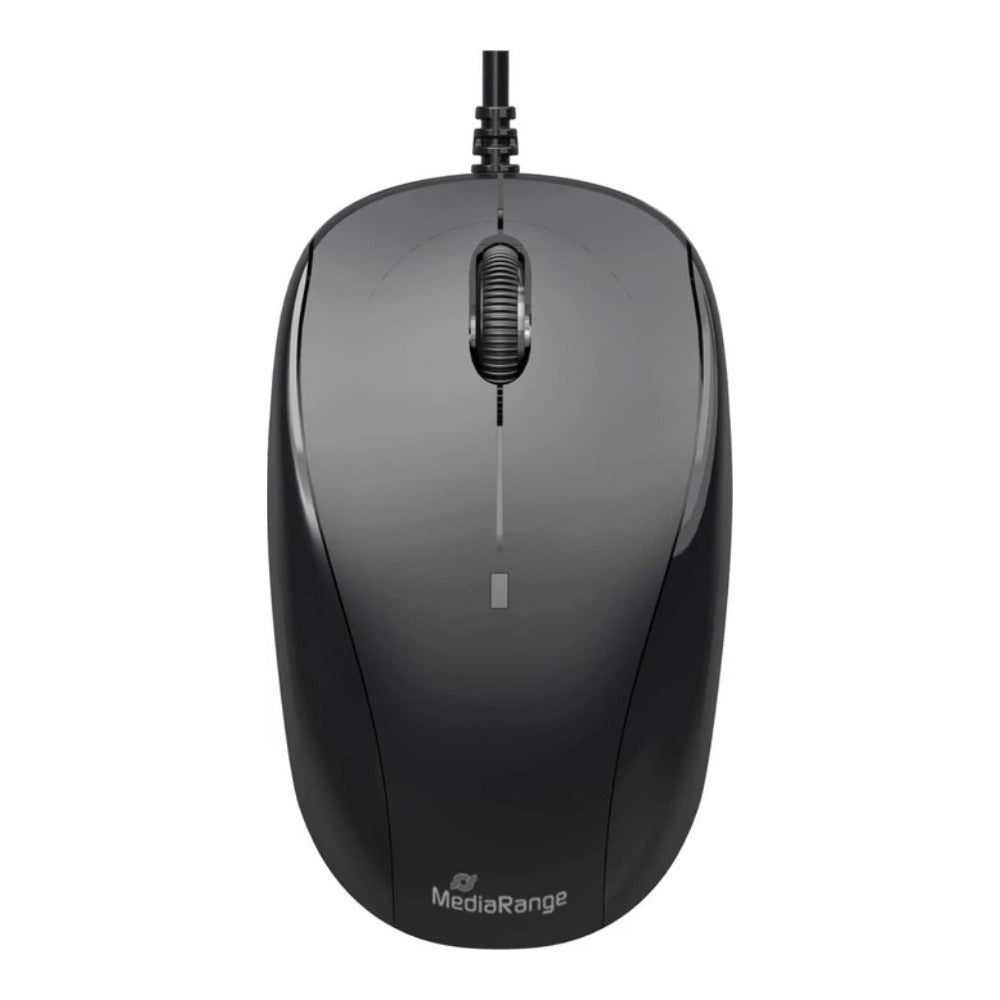 MEDIARANGE MROS213 - rechts - Optisch - USB Typ - A - 1000 DPI - Schwarz - Maus