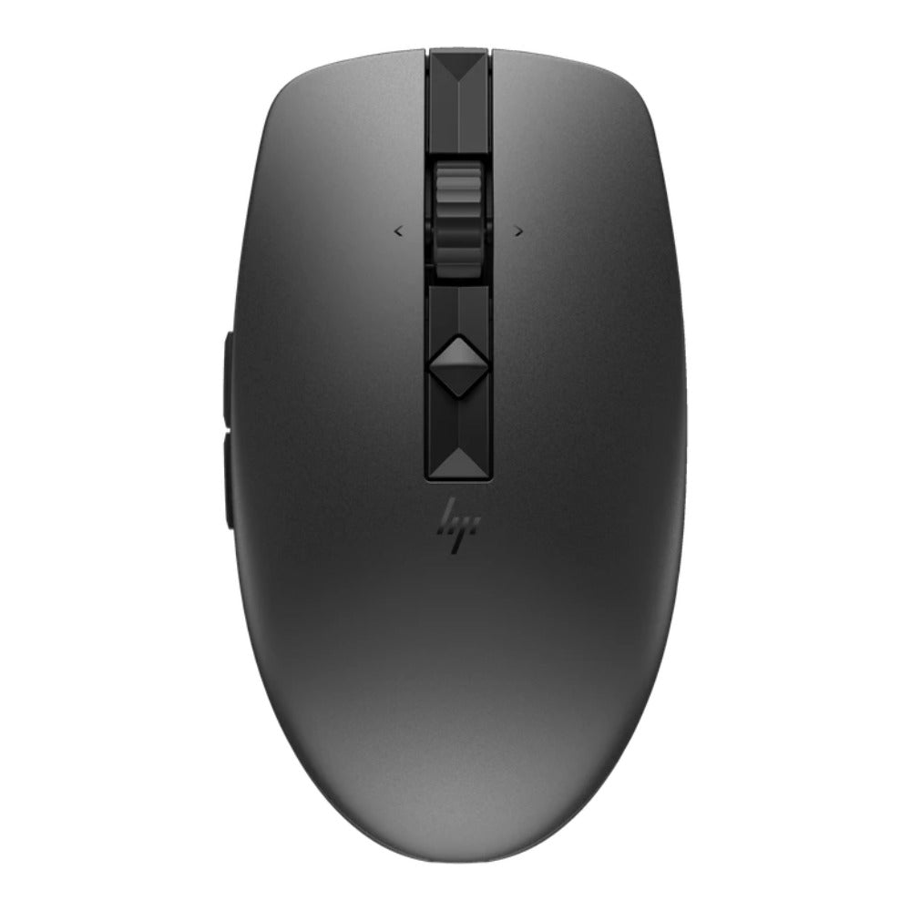 HP 715 Wiederaufladbare Maus für mehrere Geräte - Beidhändig - RF Wireless + Bluetooth - 3000 DPI - Schwarz - Maus