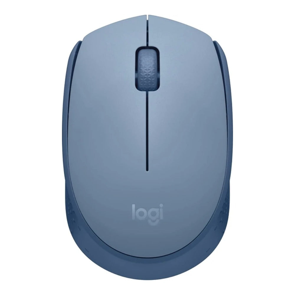 Logitech M171 - Beidhändig - Optisch - RF Wireless - Blau - Grau - Maus