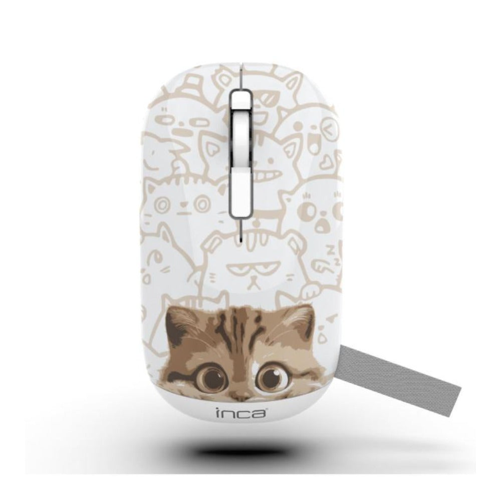 INCA Maus IWM - 242K Wireless Katzenmotiv - 1.600 dpi - Maus