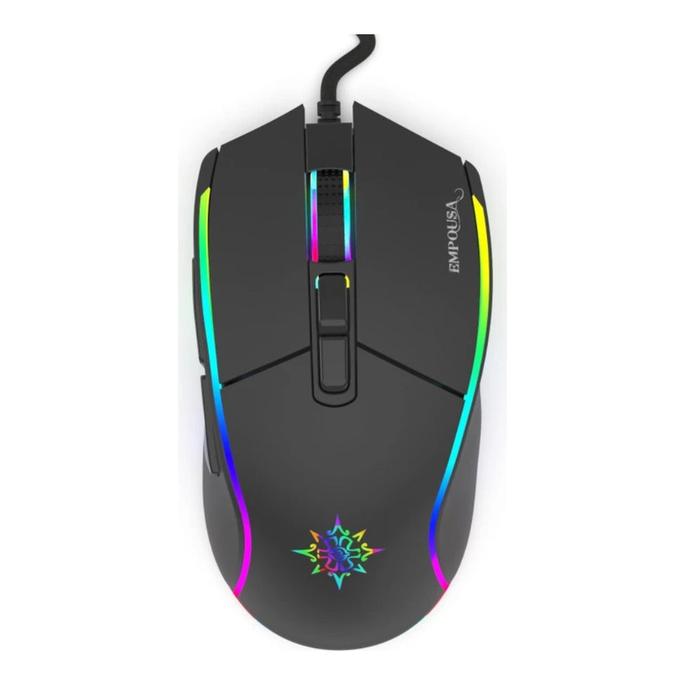 INCA IMG - GT16 - rechts - Optisch - USB Typ - A - 6400 DPI - Schwarz - Maus