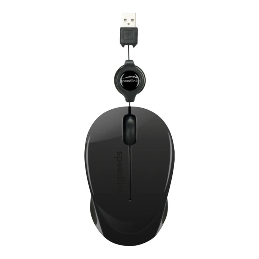SPEEDLINK Beenie - Beidhändig - USB Typ - A - 1200 DPI - Schwarz - Maus
