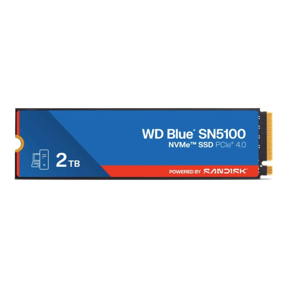 WD Blue SN5100 - 2 TB - intern - M.2 2280 - PCIe 4.0 (NVMe) - SSD