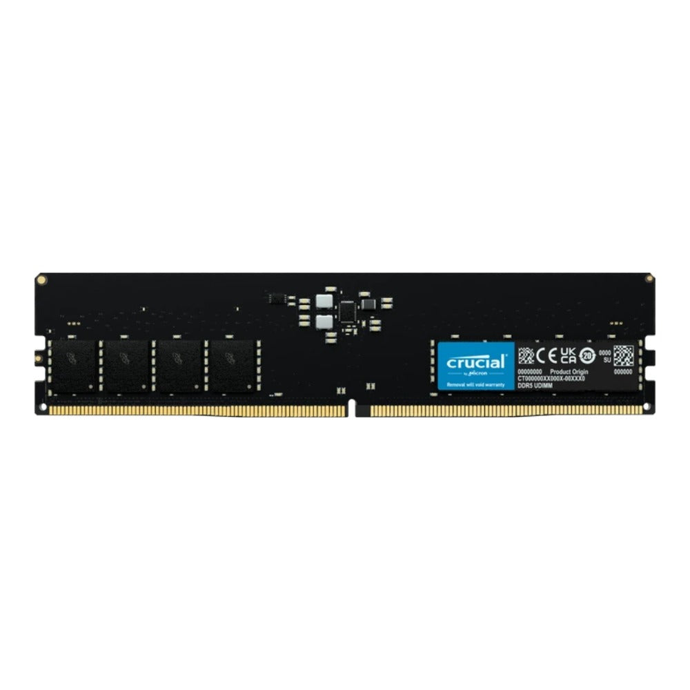 Crucial DDR5 - modulo - 16 GB - DIMM 288 - PIN - 5600 MHz/PC5 - 44800 - CL46 - 1.1 V - senza buffer - on - die ECC - Arbeitsspeicher