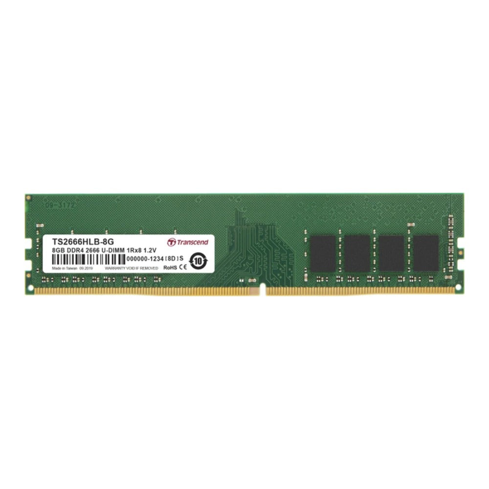 Transcend TS2666HLB - 8G - 8 GB - 1 x 8 GB - DDR4 - 2666 MHz - 288 - pin DIMM - Arbeitsspeicher