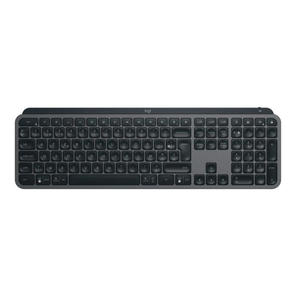 Logitech Master MX Keys S - Kabellos - Bluetooth - Scherenschalter - AZERTY - LED - Graphit - Tastatur