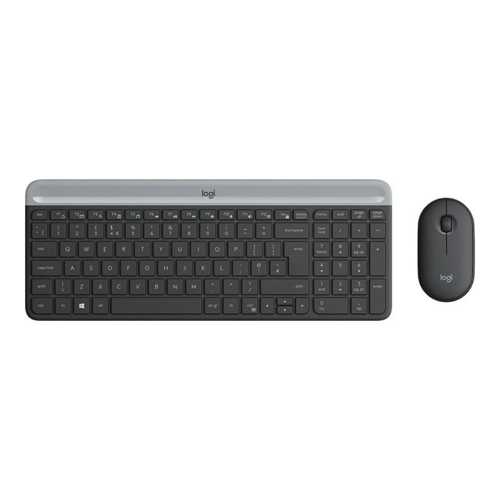 Logitech 920 - 009194 - Volle Größe (100%) - Kabellos - RF Wireless - AZERTY - Graphit - Maus enthalten - Tastatur