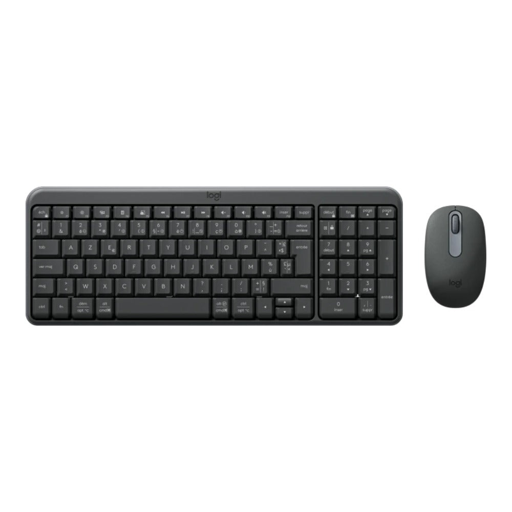 Logitech MK250 - und - Maus - Set - kabellos - AZERTY - Tastatur