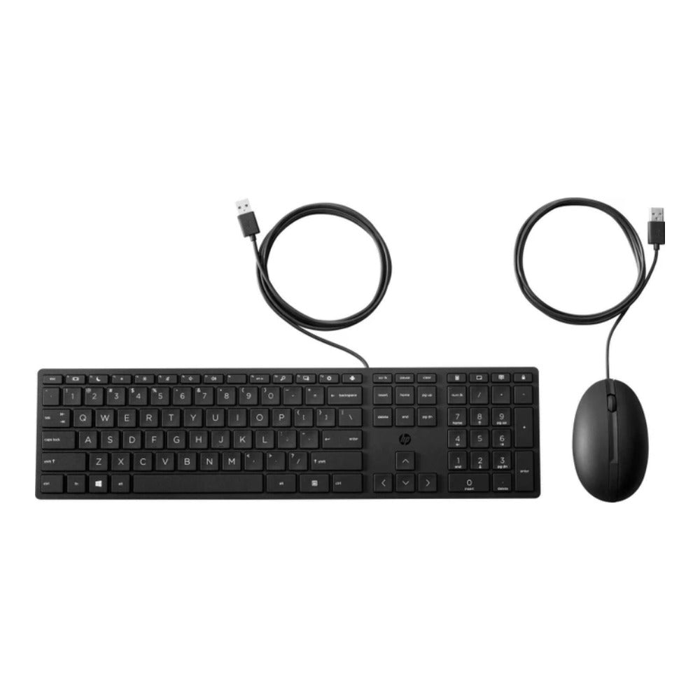 HP Wired 320MK combo EMEA - INTL English L - 1.000 dpi - Tastatur