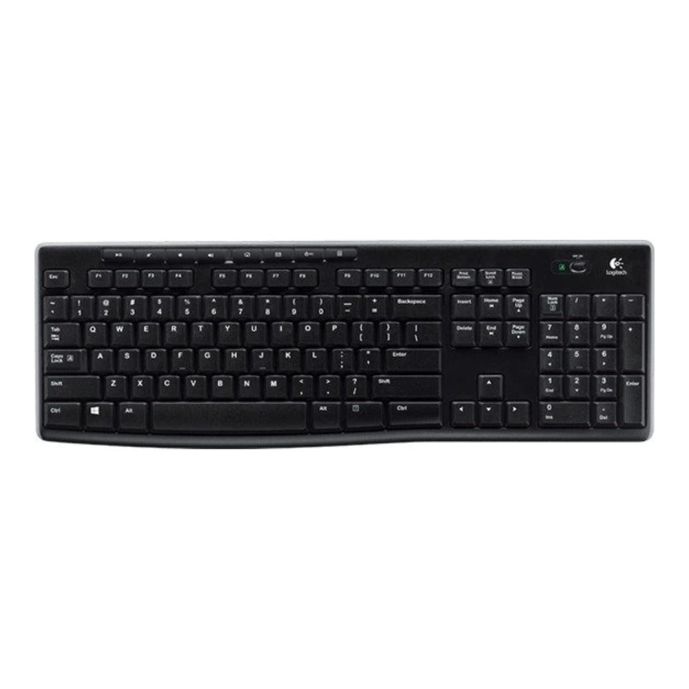 Logitech K270 - Volle Größe (100%) - Kabellos - RF Wireless - QWERTZ - Schwarz - Tastatur