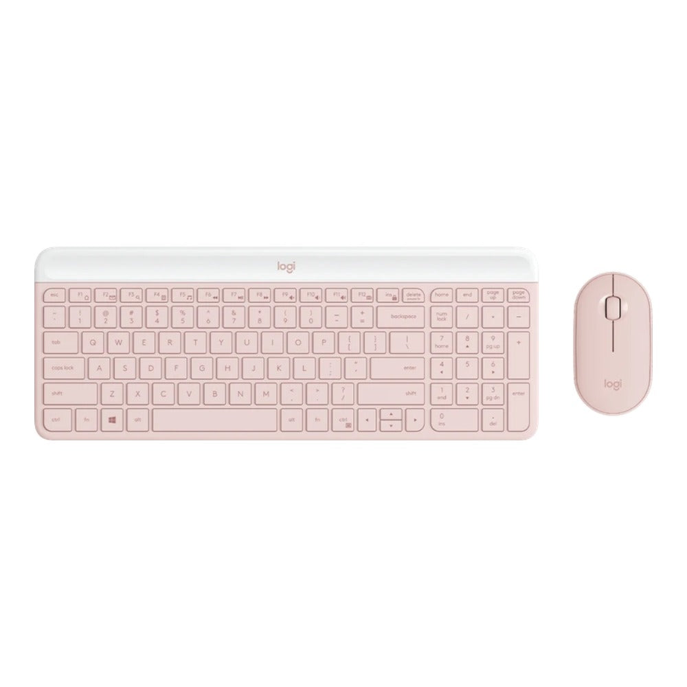 Logitech 920 - 011314 - Mini - Kabellos - RF Wireless - QWERTZ - Rose - Maus enthalten - Tastatur