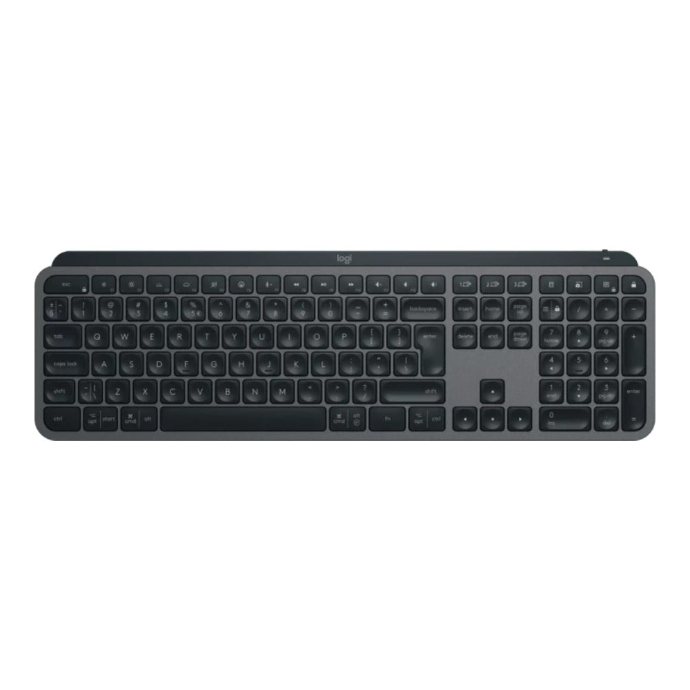 Logitech Master MX Keys S - Kabellos - Bluetooth - Scherenschalter - QWERTY - LED - Graphit - Tastatur