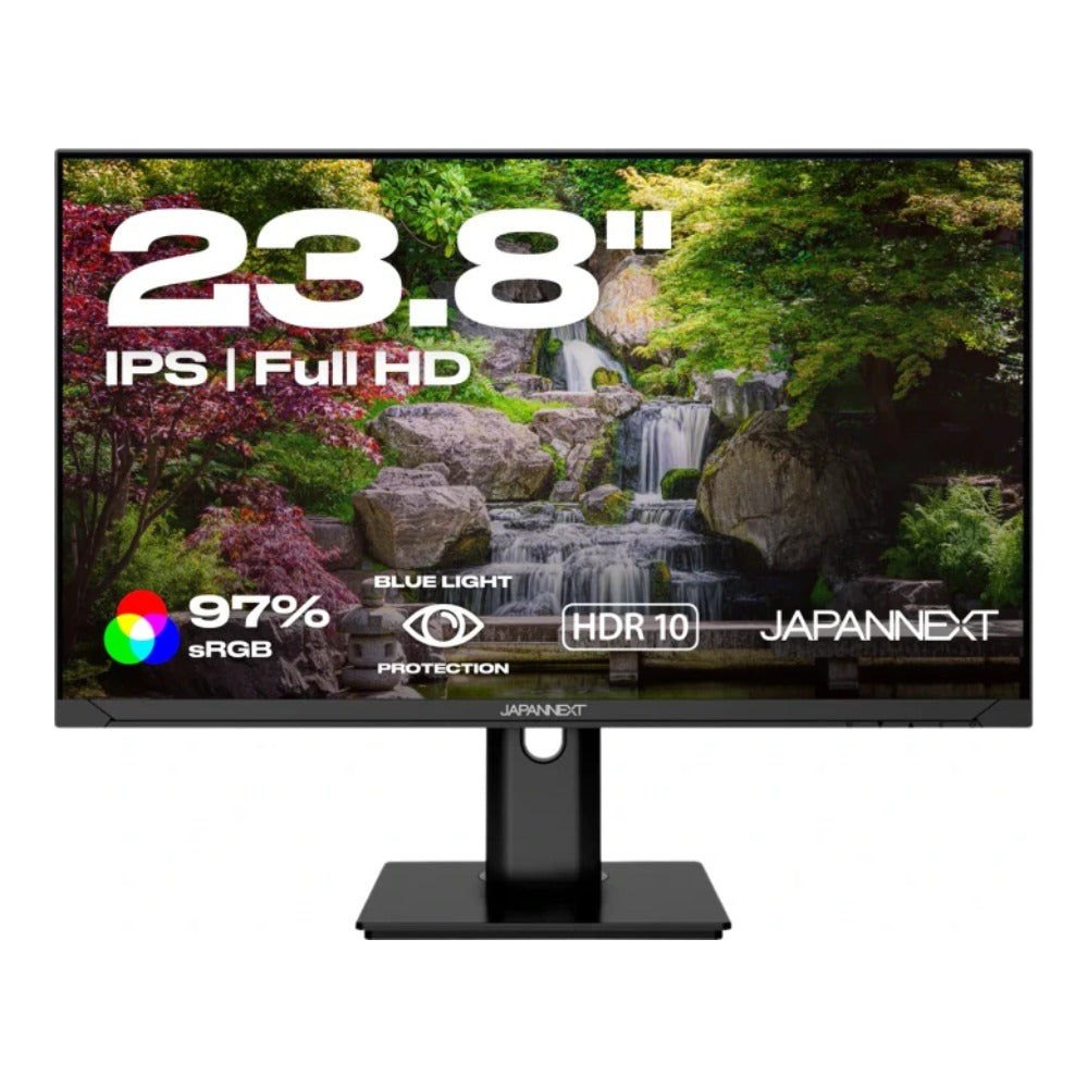 JAPANNEXT Monitor 23.8" IPS Full HD - HDR - USB - C - Ladefunktion - 61 cm - Monitor