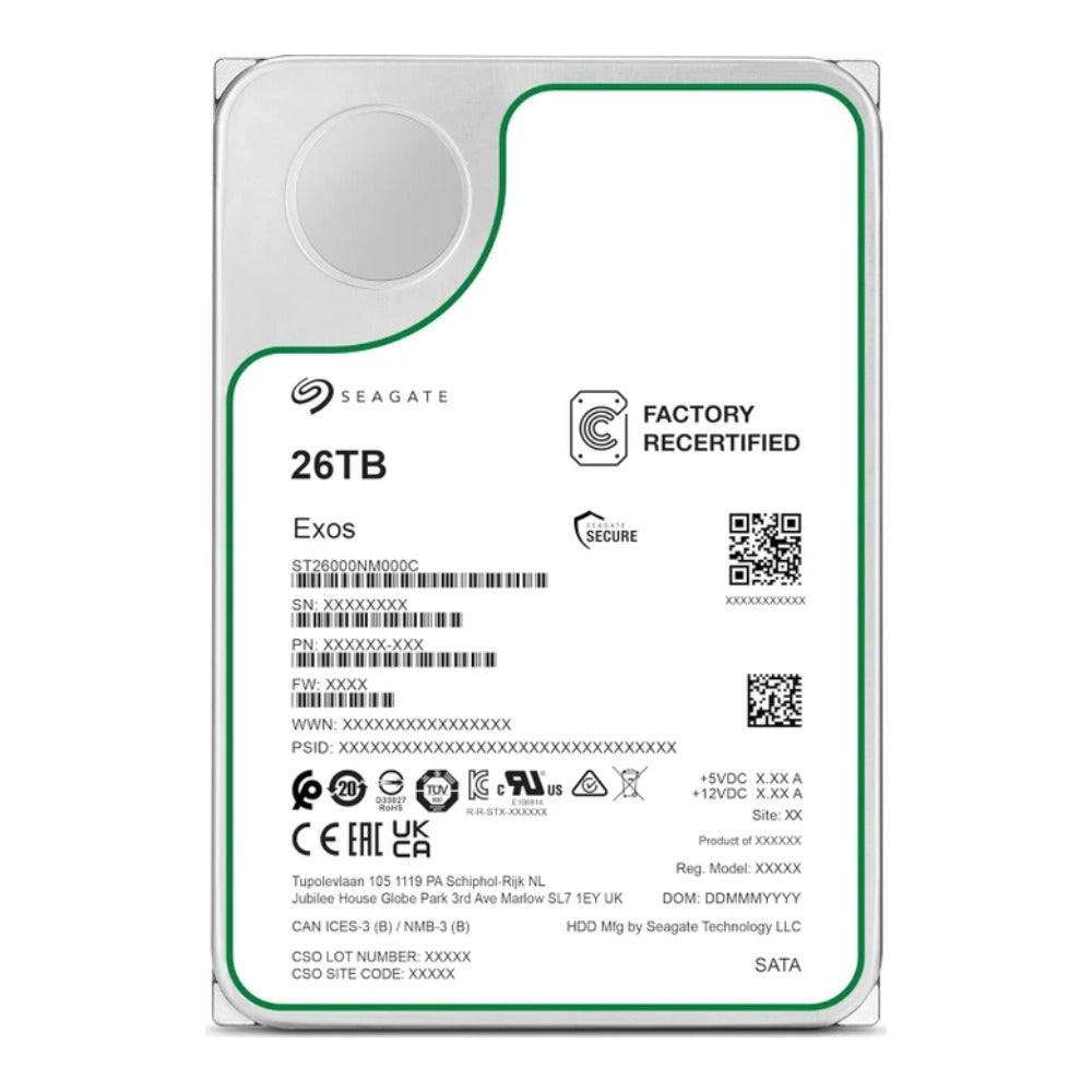 Seagate ST26000NM000C - REC 3,5" SATA 26.000 GB - Festplatte