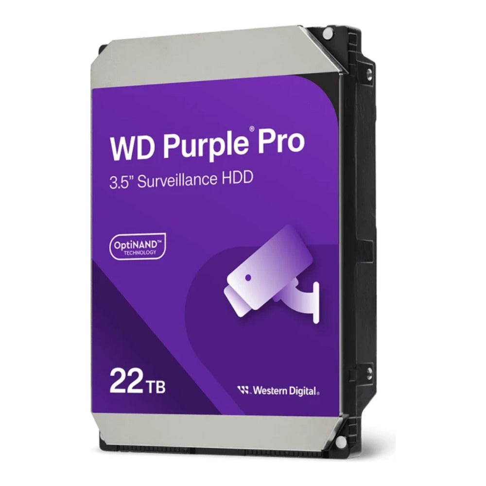 WD Purple Pro - 22 TB - 7200 RPM - 512 MB - 3.5" - Serial ATA III - Festplatte