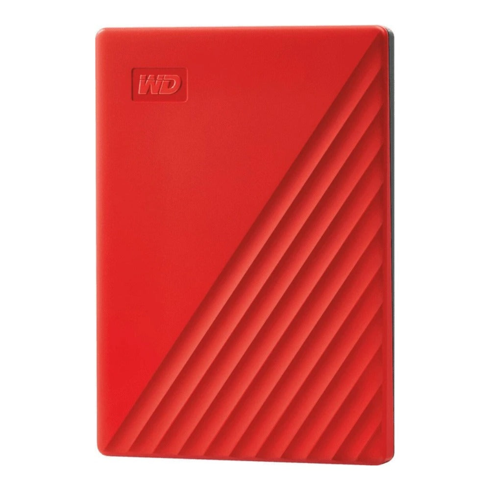 WD My Passport - 2 TB - 2.5" - 3.2 Gen 1 (3.1 Gen 1) - Rot - Festplatte