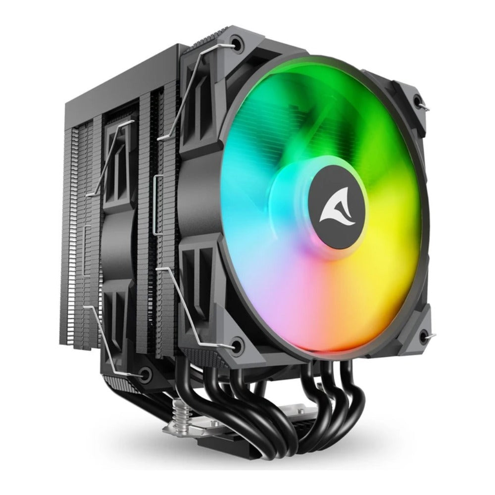 Sharkoon A60 RGB Dual - Tower - Luftkühler - CPU - 30 dB - Kühler